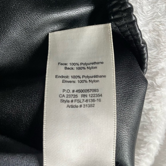 Wilfred Free Daria Leggings Black Faux Leather - Picture 6 of 9